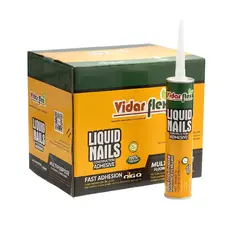 VIDAR - Vidarflex Liquid Nails Silicona Multiuso Blanca 300ml - 24 Und