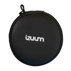 IZUUM - Estuche tapa dura Izuum para audífonos alámbricos, negro