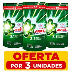 ARIEL - ARIEL LIQUIDO DOBLE PODER 1.2L DOYPACK X 3 UNIDADES