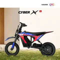 NAVEE - Bicicleta Eléctrica para Niños NAVEE Kids Dirt Bike Cyber X PRO, Motor 500W Velocidad 24 km/h