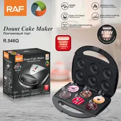 RAFF - MÁQUINA DE DONUTS DONAS ANTIADHERENTE - 850W