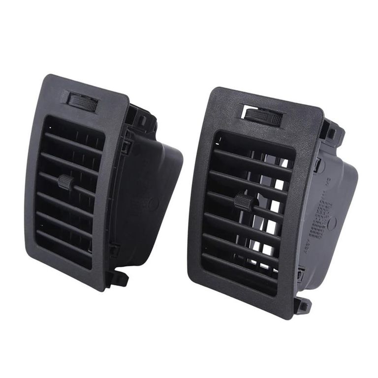 Par de Rejillas Laterales de Aire Acondicionado para Toyota Hilux Vigo 2005-2015 Negro