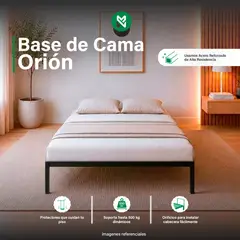 MUEBLES MACRUMO - Base de Cama Orión 1plz
