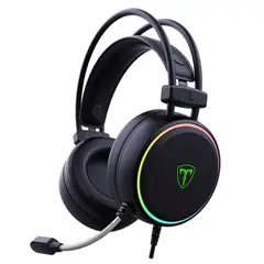 REDRAGON - Audífonos Gamer T-Dagger T-RGH304 RGB USB con Sonido 7.1 Micrófono y Drivers 50mm