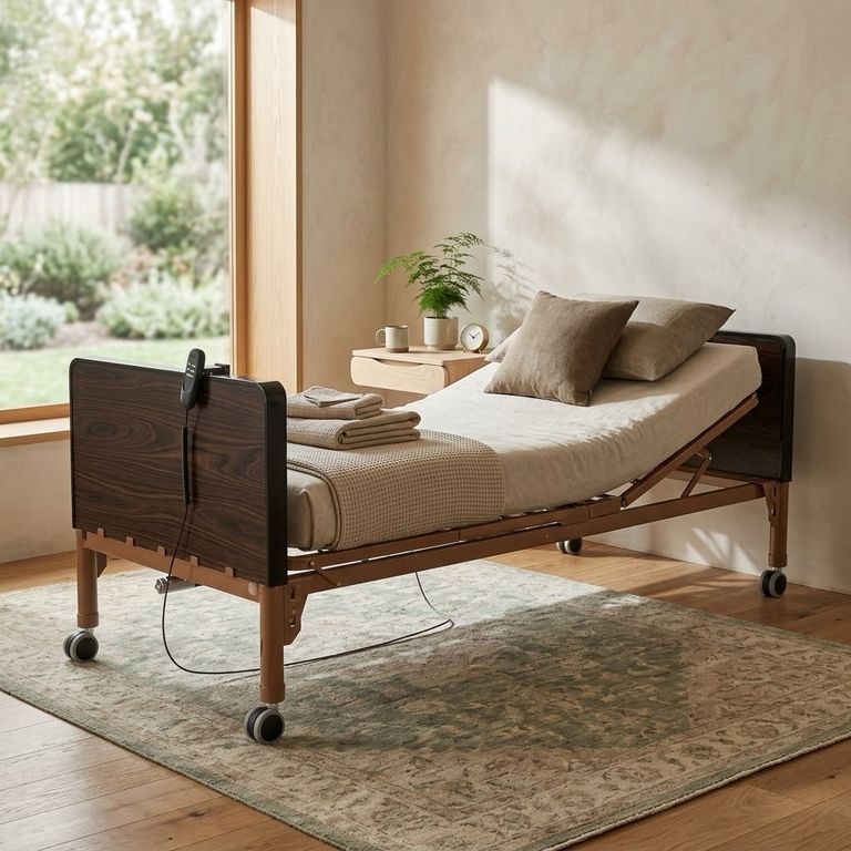 Cama con sistema de ajuste eléctrico y motor ULTRA SILENCIOSO - THERAVITA