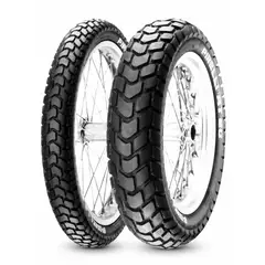 PIRELLI - PAR DE LLANTAS 90-90-21 y 110-80-18 PIRELLI MT60