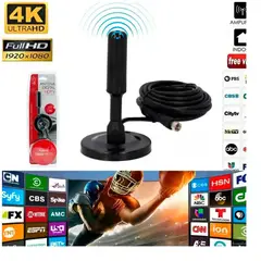 GENERICO - Antena Digital Para Tv - HDTV Interna Externa