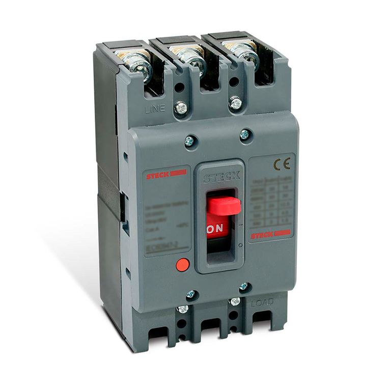 Interruptor Caja Moldeada Fijo STECK SDJS25 3 polos 25A
