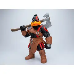 GENERICO - Figura Coleccionable Pato KratosGuerrero Mitológico 31 cm