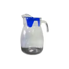 Ichimatsu - Jarra de vidrio con tapa de plástico azul Máncora 2.8 L Ichimatsu