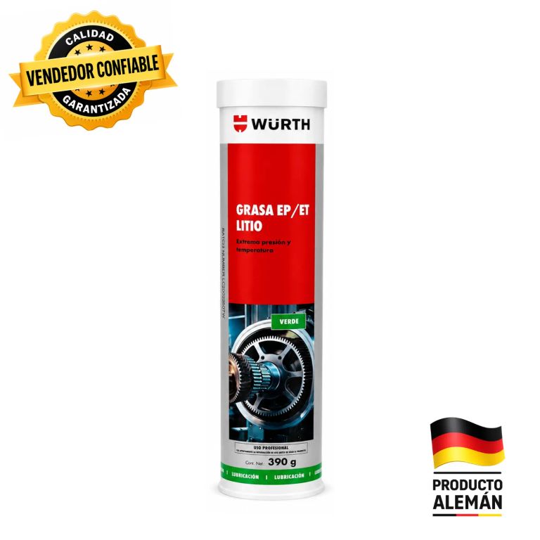 Würth Grasa EP/ET de Litio para Extrema Presión y Altas Temperaturas de 390 gr