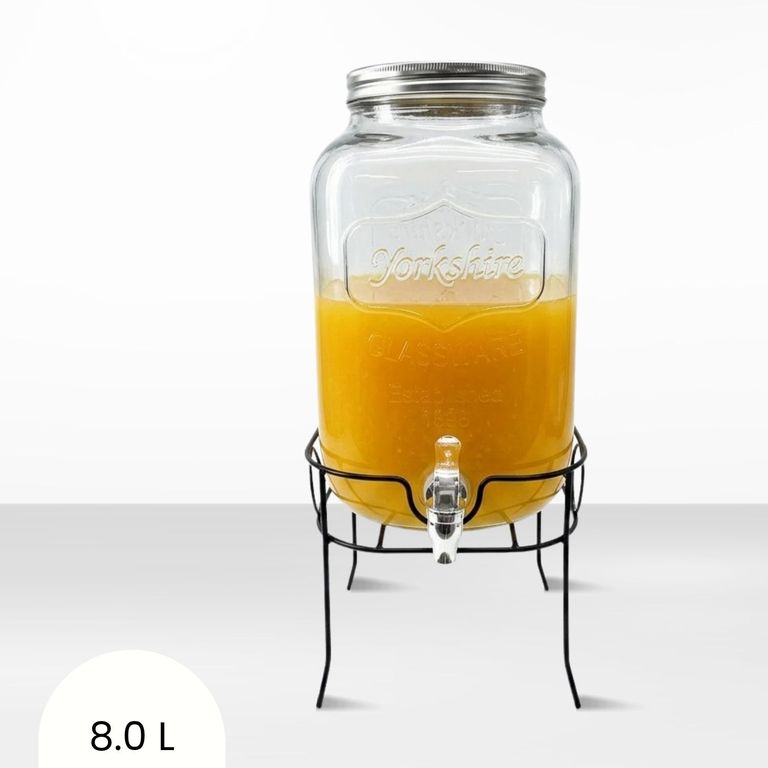 Dispensador de Agua Liso cuadrado con Rack 8.0 L ichimatsu