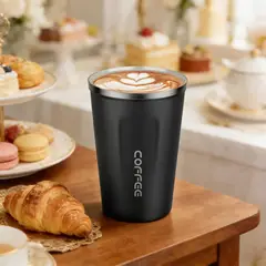 GENERICO - Taza de café aislada con tapa a prueba de fugas
