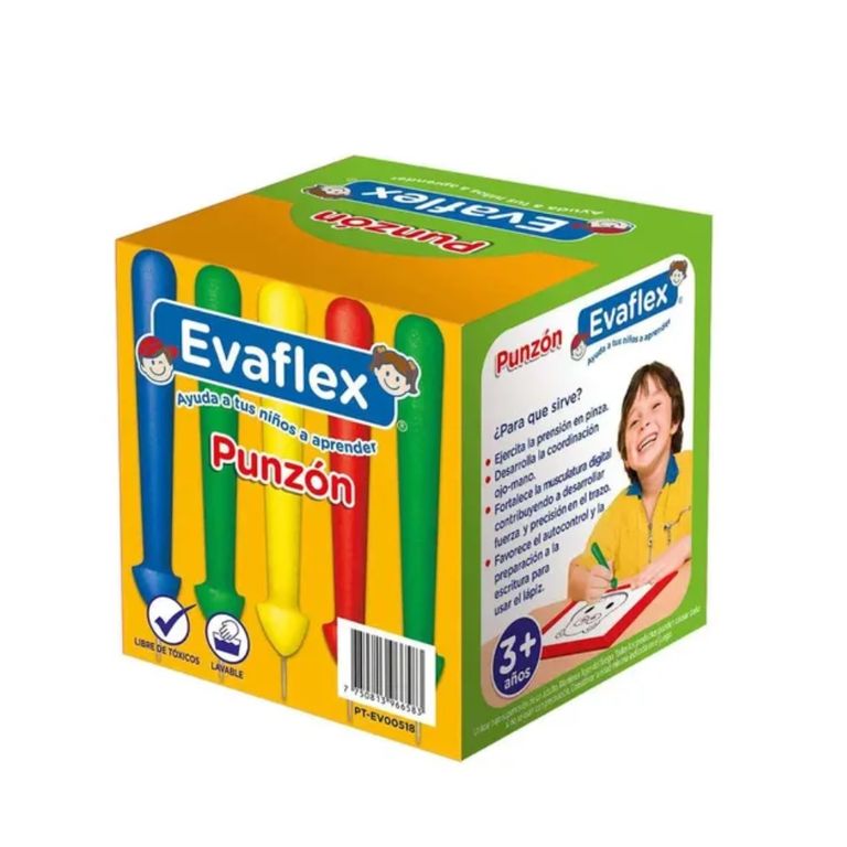 Caja de Punzon Evaflex 25 unidades Multicolor