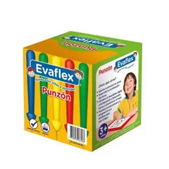 GENERICO - Caja de Punzon Evaflex 25 unidades Multicolor