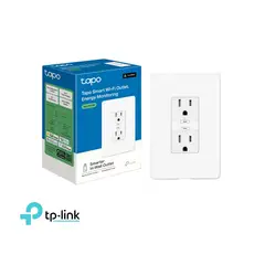 TP LINK - Enchufe Inteligente Tapo P210M Empotrable Antisobrecarga Horarios