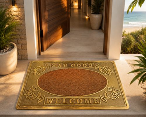 TAPETE DE ENTRADA WELCOMEGOODBYE