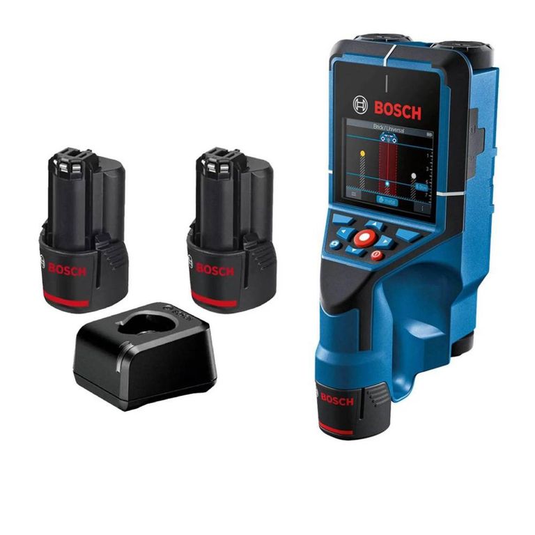 Detector de Materiales Dtect 200C Scanner 0601.081.6G0-000 + Kit 2 Baterías y Cargador 12V 2.0 Amper