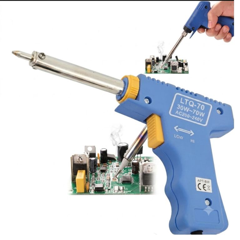PISTOLA PARA SOLDAR CAUTIN 30W-70W PUNTA PLATA