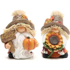 GENERICO - Figura Gnomo Hodao Resina Decoraciaan Acciaan de Gracias