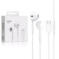 OEM - Audífonos Con Cable Tipo C Blanco In-Ear Premiun