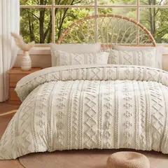 QUEEN - Set Acolchado MRHM Queen 224x224 cm 300GSM Tufted Beige