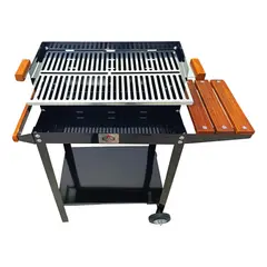 MEAT MASTER - PARRILLA TRES NIVELES DESARMABLE BLANCK