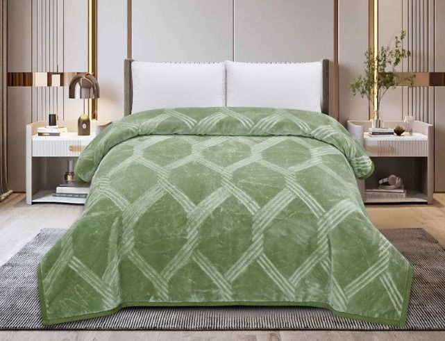 FRAZADA PREMIUM TERCIOPELO DOBLE PAÑO REVERSIBLE 6 KILOS 2 PLAZAS