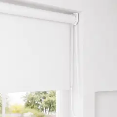 GENERICO - Cortina Roller Black Out 180 x 180 Blanco DHS DECO Premium 100% PVC
