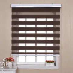 GENERICO - Roller Duo Delux 1.10 x 2.20 Chocolate DHS DECO