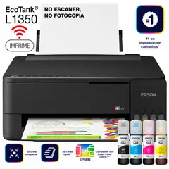 EPSON - Epson L1350 WiFi | Impresora EcoTank Inalámbrica Original