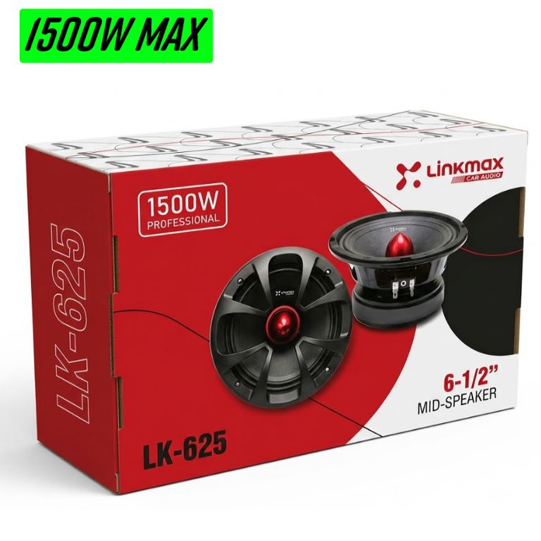 Parlantes para Auto de 1200W 6 -1/2" Parlante woofer Audio Carro 1200 W