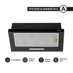 FDV - Campana Extractora Twin Black 60 cm FDV