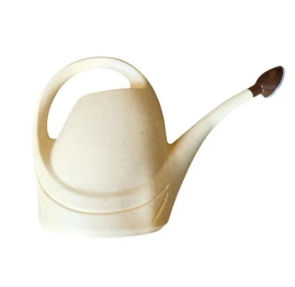 REGADERA DE 3 L MODELO GRANITO DE JARDINERÍA DE PLÁSTICO COLOR BEIGE. PLASTIMACETA LÍNEA CLÁSICA