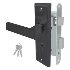 TRAVEX - Cerradura de Embutir Clásica Liza XT Llave - Mariposa Bronce Quemado Travex