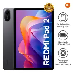 XIAOMI - Tablet Xiaomi Redmi Pad 2 4gb 128gb Gris 11" wifi