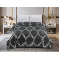 GOLDSUN - FRAZADA PREMIUM TERCIOPELO DOBLE PAÑO REVERSIBLE 6 KILOS 2 PLAZAS