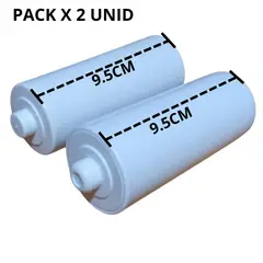 SAMSUNG - Rodillo para lavadora Samsung mediano, rodillo de lavadora Samsung 9.5cm  Pack x2 Calidad A1