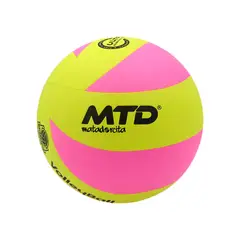 MTD - KIT VÓLEY PRO - PELOTA TALLA 5 PU  MTD FUCSIA+ RODILLERA GEL MTD + 10 NUDILLOS - ADULTO