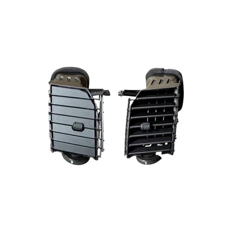 Par de Rejillas Centrales Aire Acondicionado Toyota Hilux Vigo 2005-2015 Negro