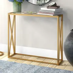 GENERICO - Consola Recibidor Noeli Dorado Coricha Home