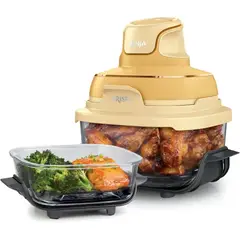 Ninja - NINJA CRISPI FN101GD, FREIDORA PORTÁTIL 4 EN 1, 6 TAZAS  1.4 L - GINGER SNAP