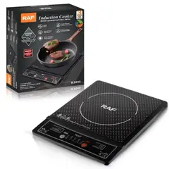 RAFF - Cocina De Inducción RAF R.8015 1 Hornilla Pantalla LED 2000W