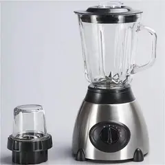 PREMIUM - Licuadora Exprimidora 2 En 1 5 Velocidades 1.5 L 850w - Plateado