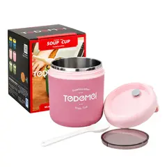 OEM - Taper Térmico Acero Inoxidable 530ml Rosado