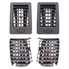 GENERICO - Kit 4 Rejillas Tablero Aire Acondicionado Toyota Hilux Vigo 2005-2015