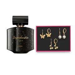 Esika - SET PERFUME IMPREDECIBLE GLAMOUR + CHERRY WINGS