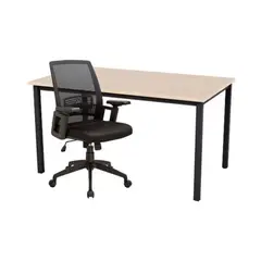 ZIYAZ - Set 1 Escritorio Krona 120x60 + 1 Silla Tatiana - Ziyaz