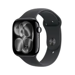 APPLE - Apple Watch Series 11 GPS 46mm Correa Deportiva - Negro M/L