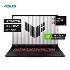 ASUS - Asus TUF A18 FA808UM-IS74 Ryzen 7-260, 16GB RAM, 1TB SSD, RTX 5060 8GB, 18″ WUXGA, Windows 11